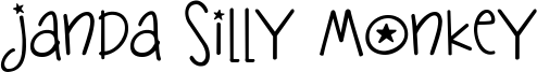 Janda Silly Monkey Font