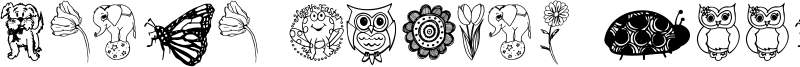 Janda Spring Doodles Font