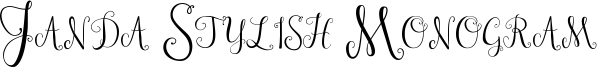 Janda Stylish Monogram Font
