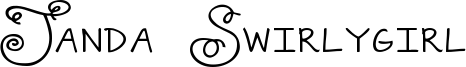 Janda Swirlygirl Font