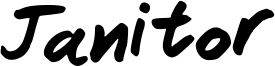 Janitor Font