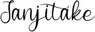 Janjitake Font