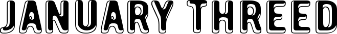 January Threed Font