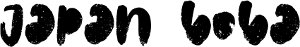 Japan Boba Font