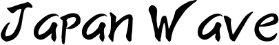 Japan Wave Font