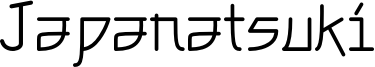 Japanatsuki Font