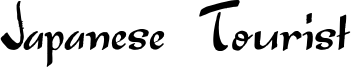Japanese Tourist Font