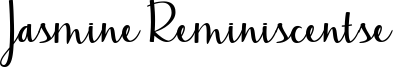 Jasmine Reminiscentse Bold.ttf