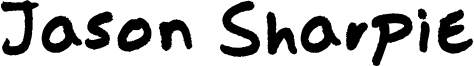 Jason Sharpie Font