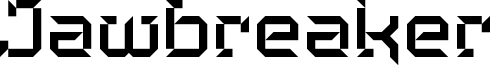 Jawbreaker Font