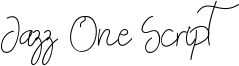 Jazz One Script Font