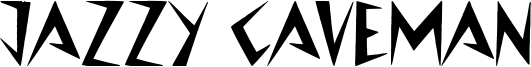 Jazzy Caveman Font