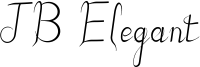 JB Elegant Font