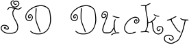 JD Ducky Font