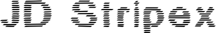 JD Stripex Font