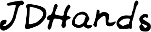 JDHands Font