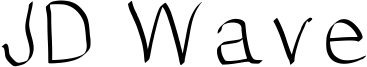 JD Wave Font