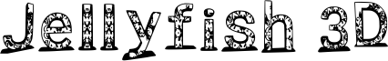 Jellyfish 3D Font