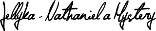 Jellyka - Nathaniel a Mystery Font