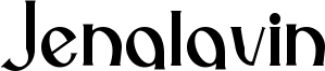 Jenalavin Font