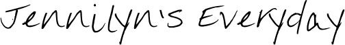 Jennilyn's Everyday Font