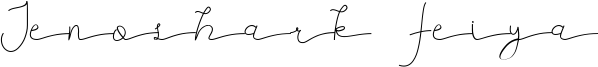 Jenoshark Feiya Font