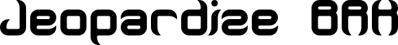 Jeopardize BRK Font