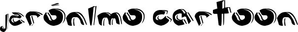 Jerónimo Cartoon Font