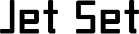 Jet Set Font