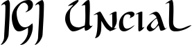 JGJ Uncial Font
