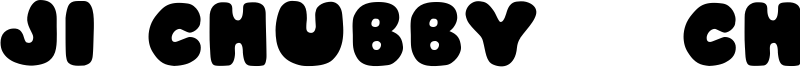 JI Chubby / Chunky Caps Font
