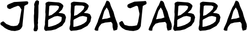 Jibbajabba Font