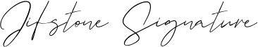 Jifstone Signature Font
