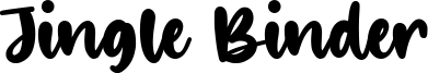 Jingle Binder Font