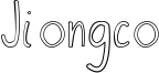 Jiongco Font