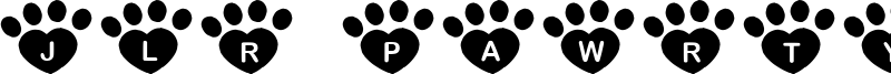 JLR Pawrty Hearty Font
