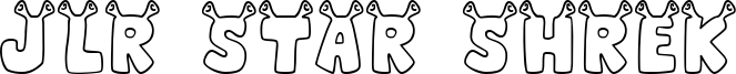 JLR Star Shrek Font