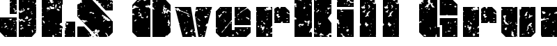 JLS OverKill Grunge Font