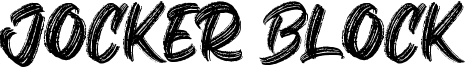 Jocker Block Font