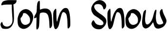 John Snow Font