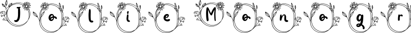 Jolie Monogram Font