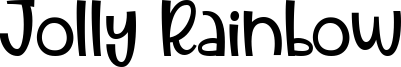 Jolly Rainbow Font