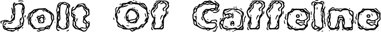 Jolt Of Caffeine Font