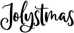 Jolystmas Font