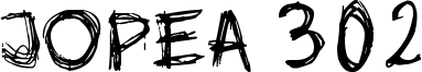 Jopea 302 Font
