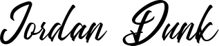 Jordan Dunk Font