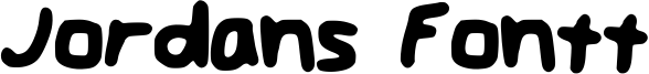 Jordans Fontt Font