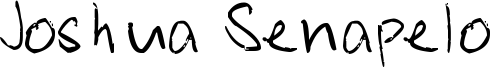 Joshua Senapelo Font