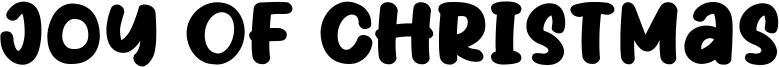 Joy Of Christmas Font
