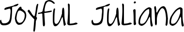 Joyful Juliana Font